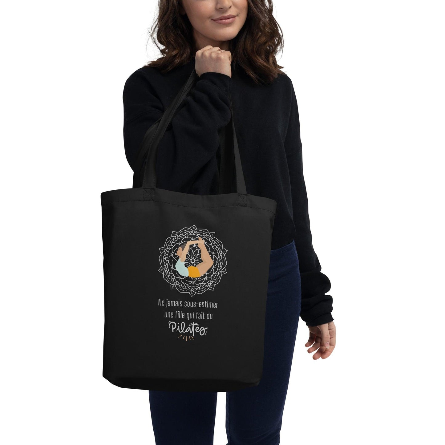 PilatesTote™ - Sac Fourre-Tout en coton Bio pour les Passionnées de Pilates - Osmose Pilates Shop