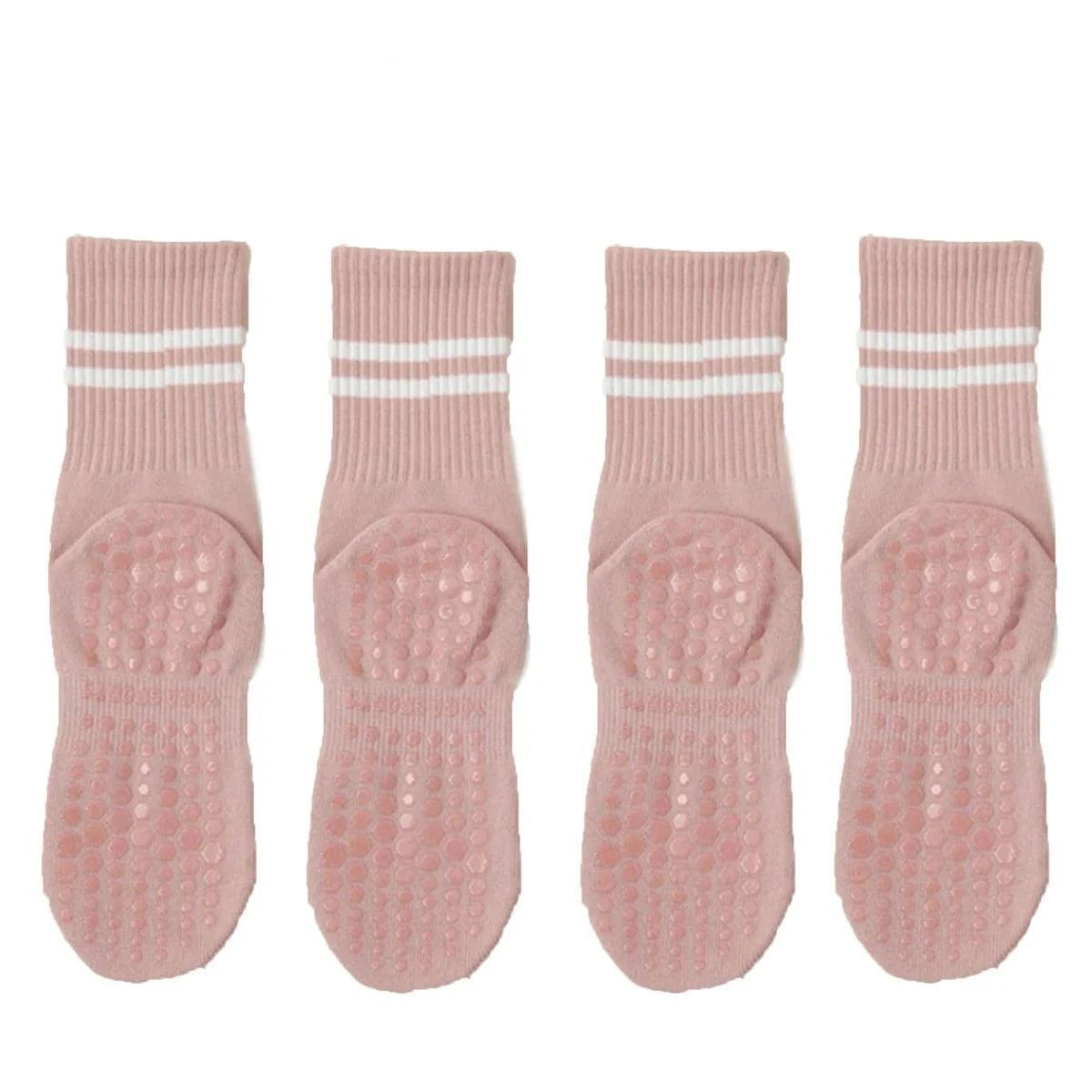 Lot de 4 paires de chaussettes antidérapantes - Osmose Pilates ShopLot de 4 paires de chaussettes antidérapantesOsmose Pilates ShopOsmose Pilates Shop