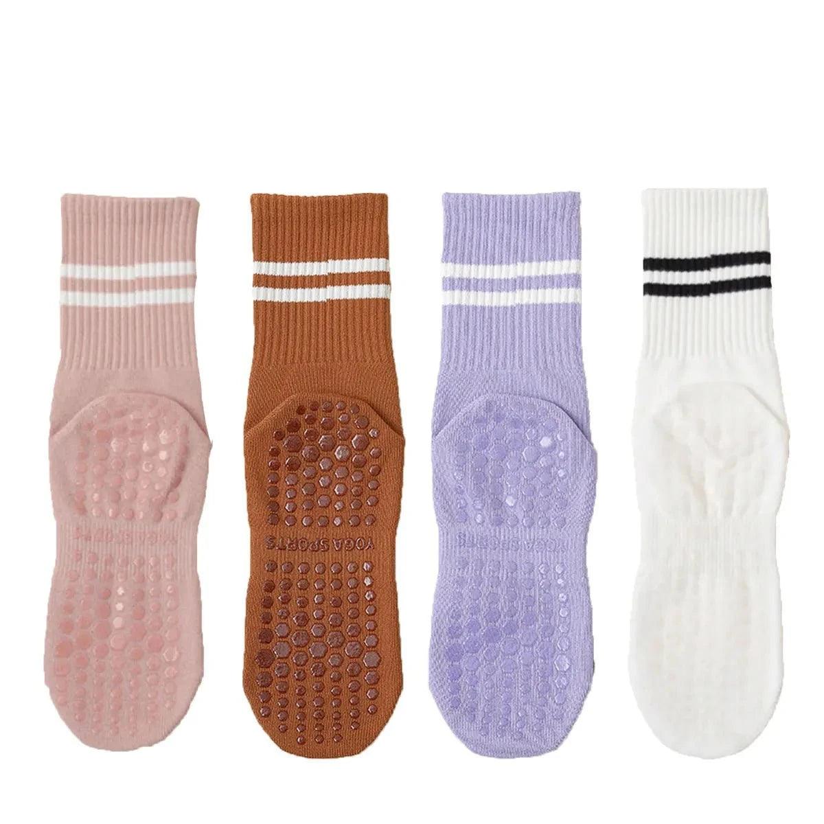 Lot de 4 paires de chaussettes antidérapantes - Osmose Pilates ShopLot de 4 paires de chaussettes antidérapantesOsmose Pilates ShopOsmose Pilates Shop