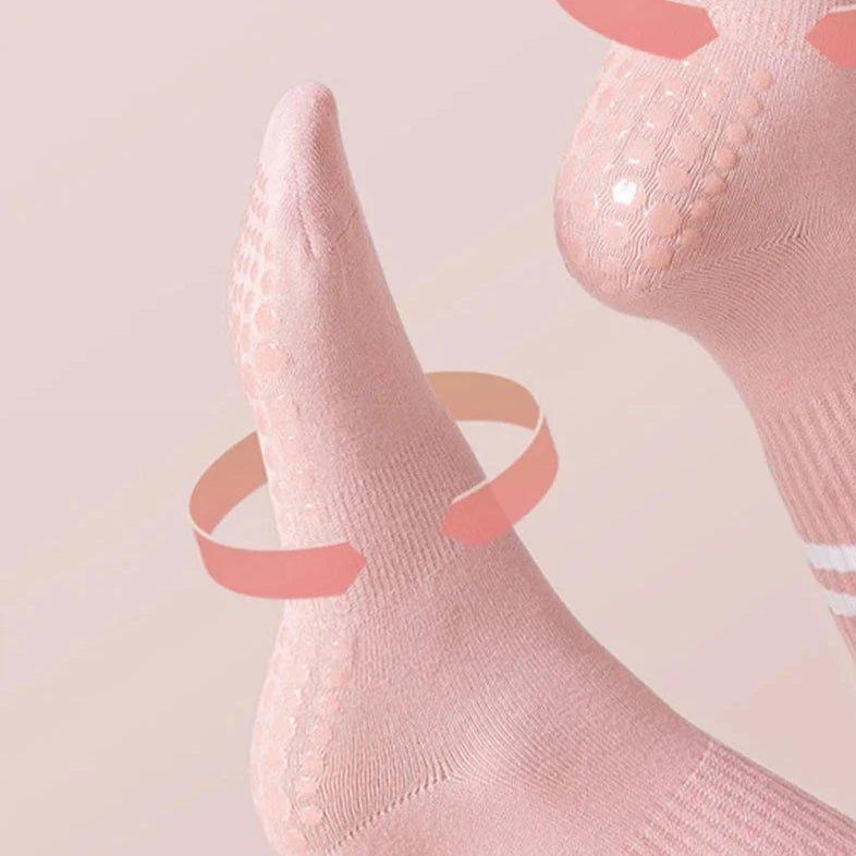 Lot de 4 paires de chaussettes antidérapantes - Osmose Pilates ShopLot de 4 paires de chaussettes antidérapantesOsmose Pilates ShopOsmose Pilates Shop