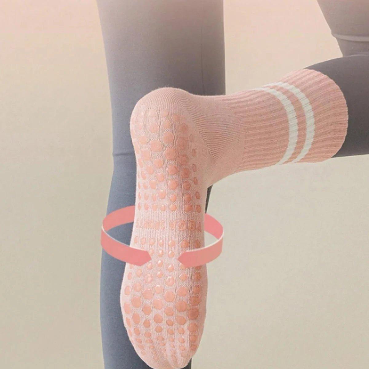 Lot de 4 paires de chaussettes antidérapantes - Osmose Pilates ShopLot de 4 paires de chaussettes antidérapantesOsmose Pilates ShopOsmose Pilates Shop