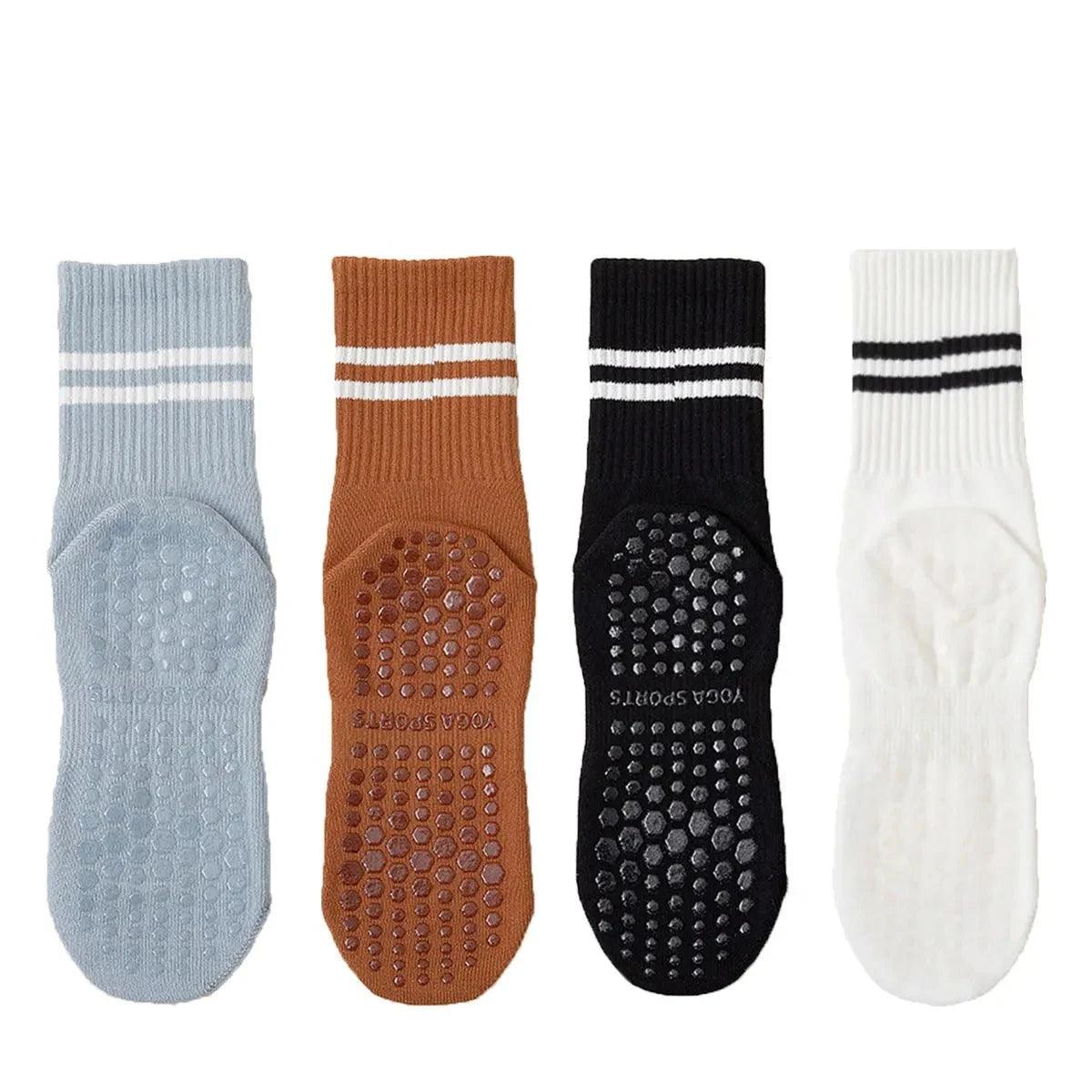 Lot de 4 paires de chaussettes antidérapantes - Osmose Pilates ShopLot de 4 paires de chaussettes antidérapantesOsmose Pilates ShopOsmose Pilates Shop