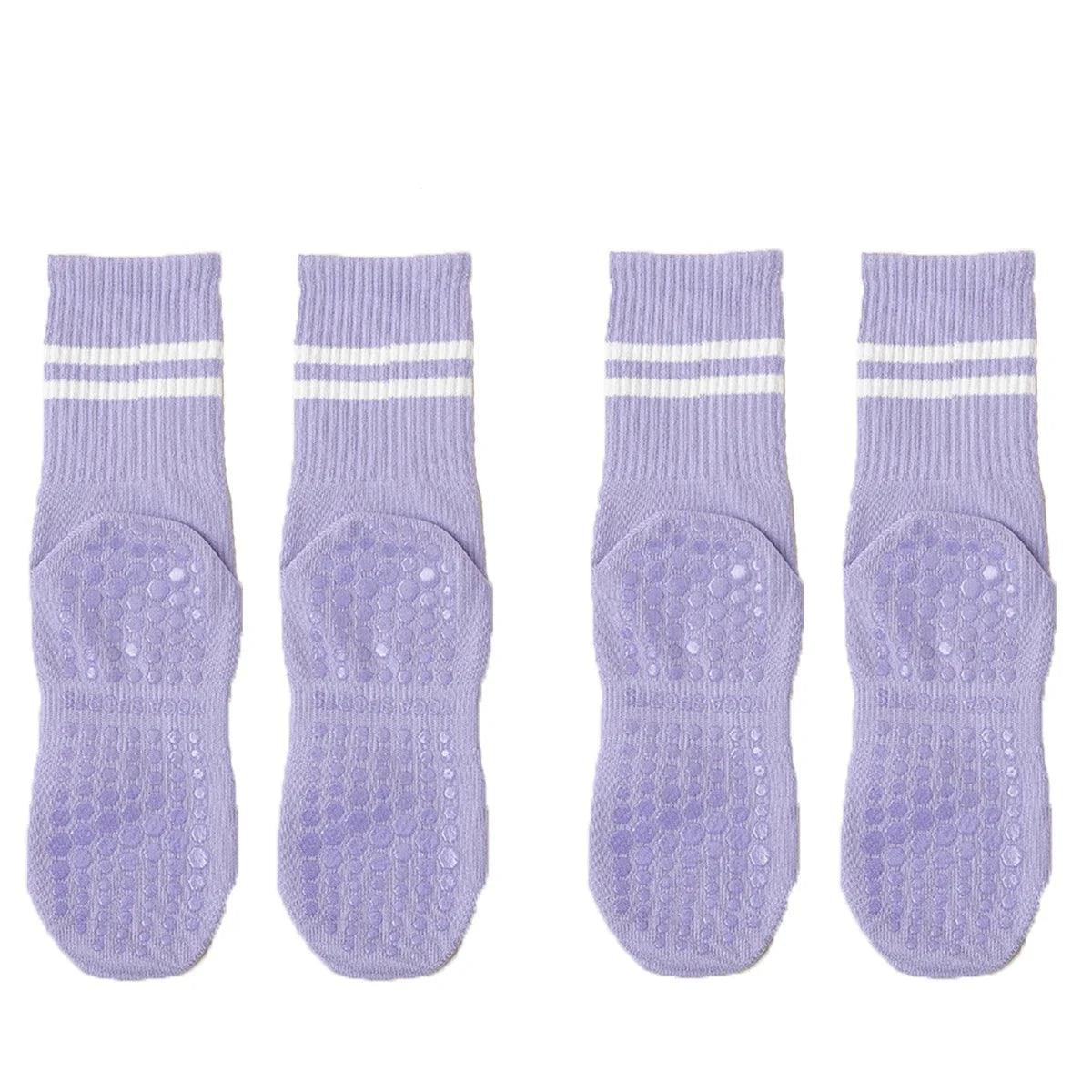 Lot de 4 paires de chaussettes antidérapantes - Osmose Pilates ShopLot de 4 paires de chaussettes antidérapantesOsmose Pilates ShopOsmose Pilates Shop