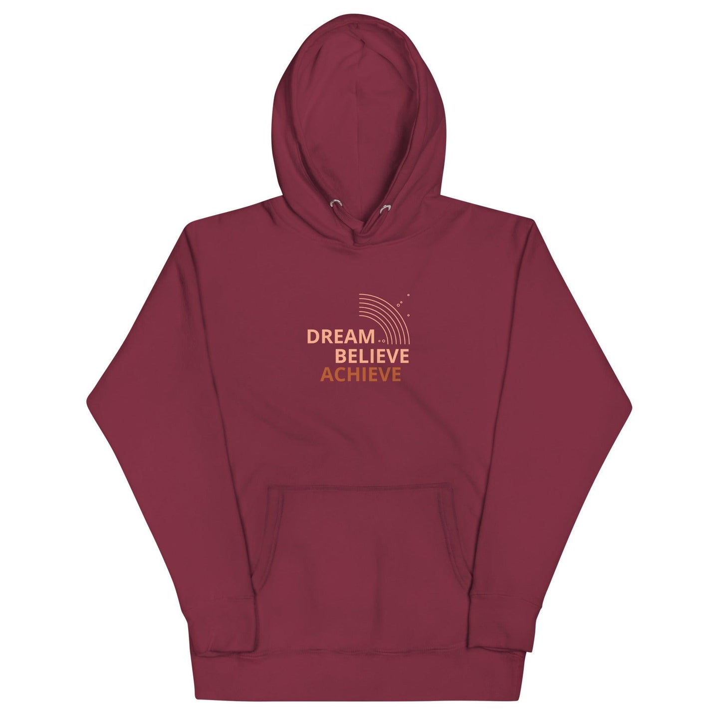 Sweat à Capuche Unisexe - Dream Believe Achieve - Osmose Pilates ShopSweat à Capuche Unisexe - Dream Believe AchieveOsmose Pilates ShopOsmose Pilates Shop
