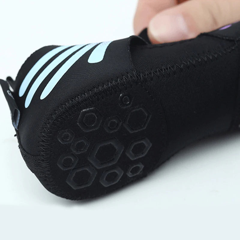 Chausson-chaussettes antidérapantes noir