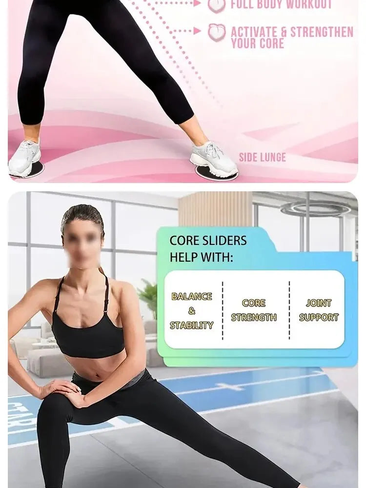 GlideFit™ - Disques de Glisse Pilates