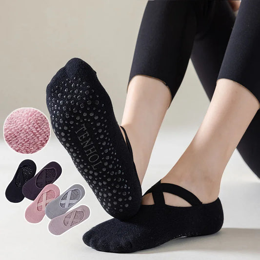 AirGrip™ - Chaussettes Antidérapantes Pilates & Yoga