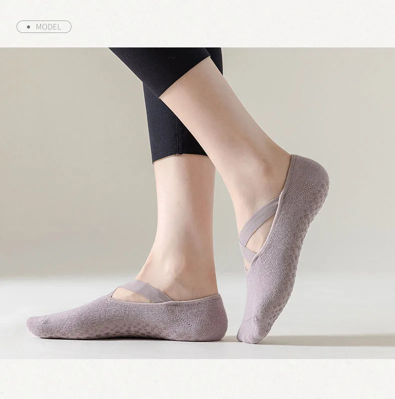 AirGrip™ - Chaussettes Antidérapantes Pilates & Yoga