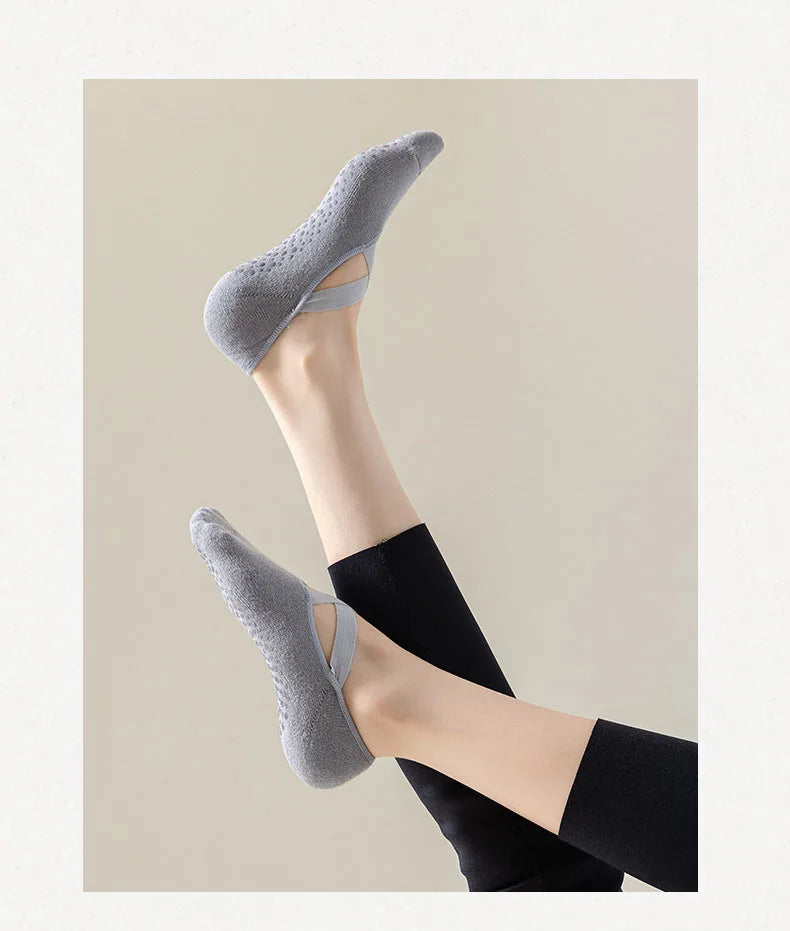 AirGrip™ - Chaussettes Antidérapantes Pilates & Yoga