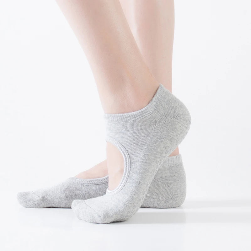 Chaussettes Antidérapantes  - Confort et Adhérence pour Pilates et Yoga