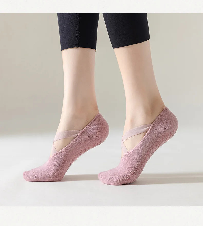 AirGrip™ - Chaussettes Antidérapantes Pilates & Yoga