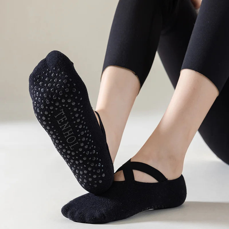 AirGrip™ - Chaussettes Antidérapantes Pilates & Yoga