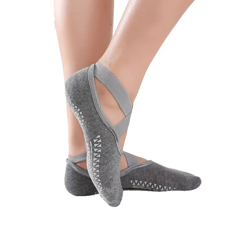 GripFlex™ Air – Chaussettes Antidérapantes- Respirantes - Yoga & Pilates