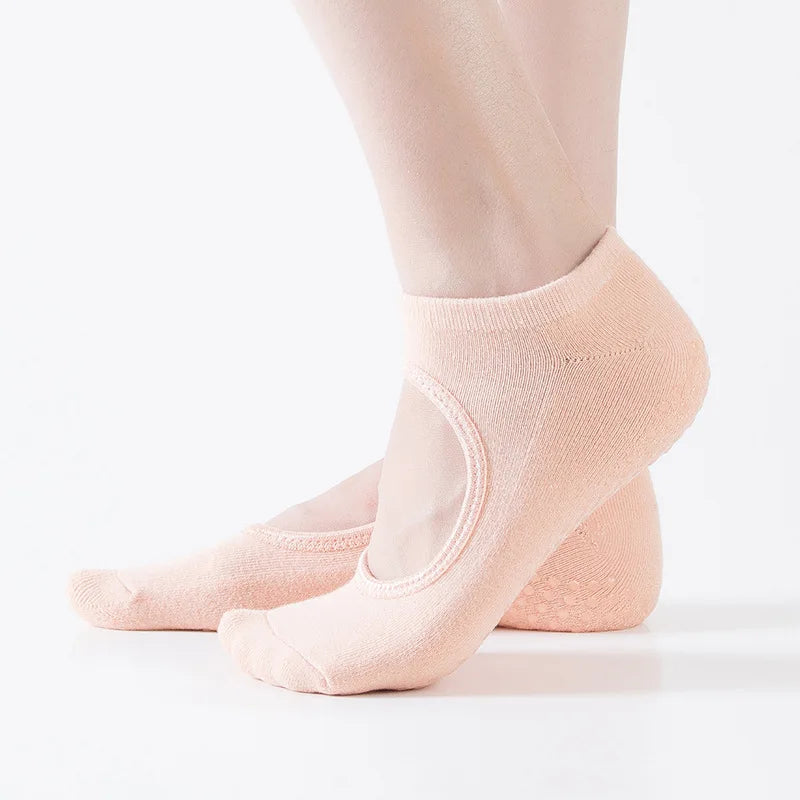 Chaussettes Antidérapantes  - Confort et Adhérence pour Pilates et Yoga