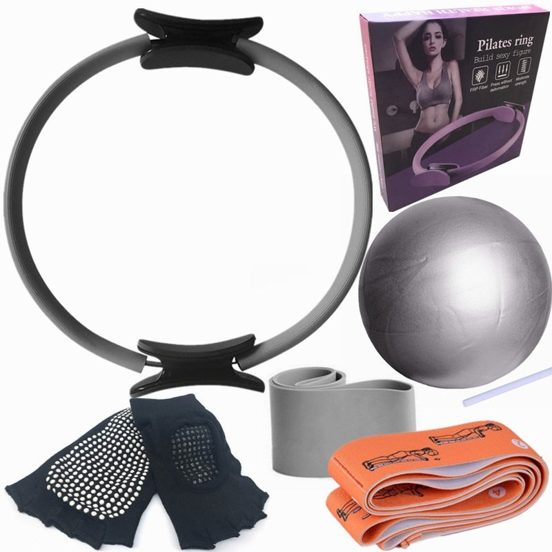 Set Pilates 5 en 1 – Anneau, Ballon &  Accessoires