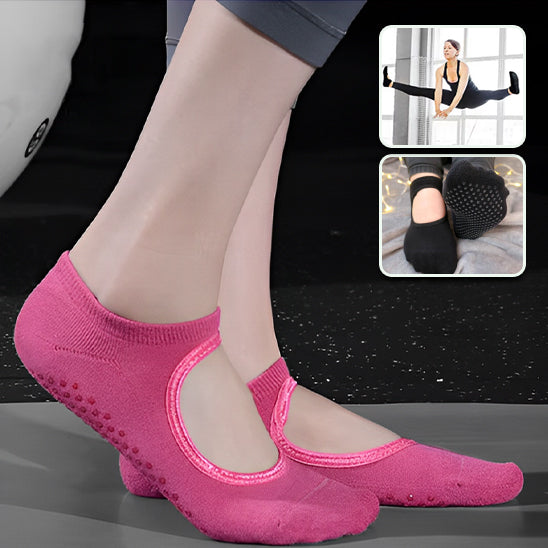 Chaussettes Antidérapantes  - Confort et Adhérence pour Pilates et Yoga