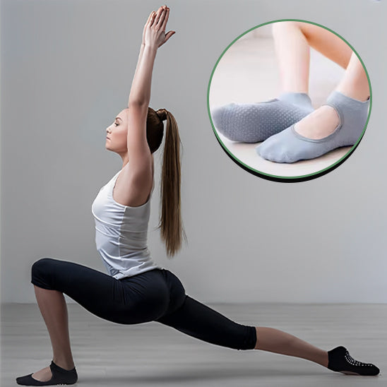 Chaussettes Antidérapantes  - Confort et Adhérence pour Pilates et Yoga