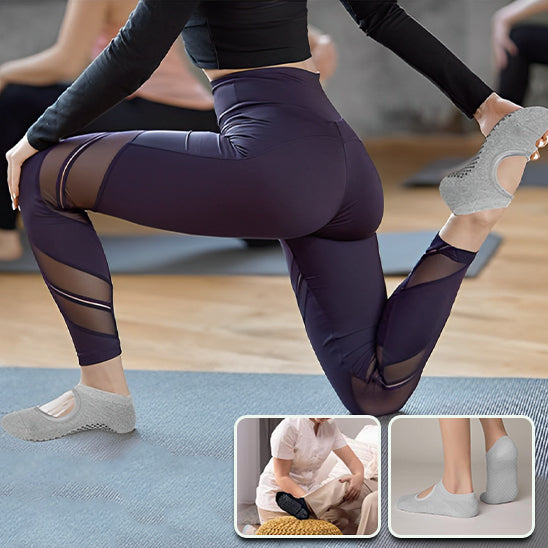 Chaussettes Antidérapantes  - Confort et Adhérence pour Pilates et Yoga