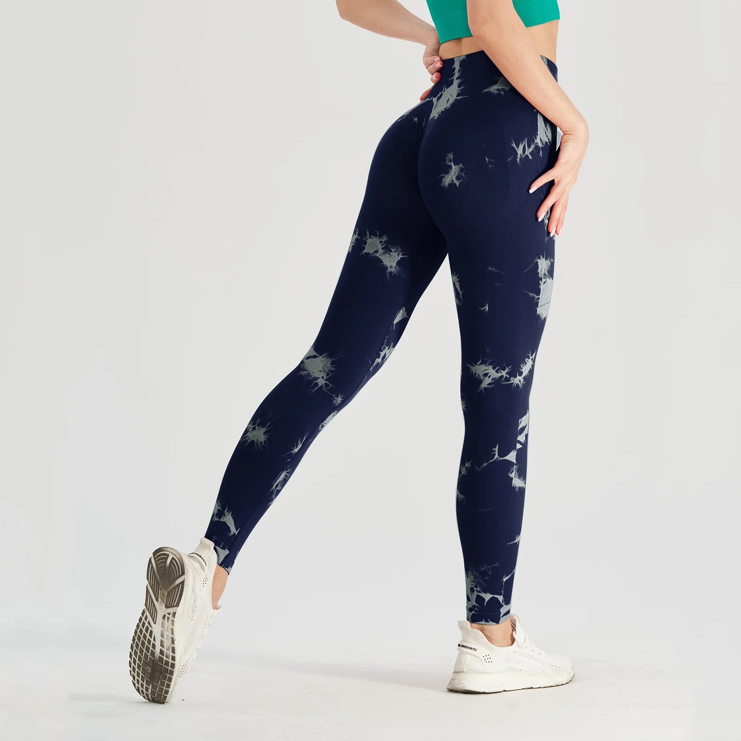 legging-sport-femme-bleu